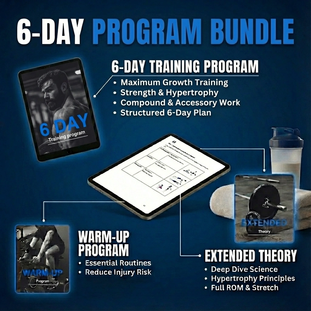 6-DAY WORKOUT SPLIT Bundle